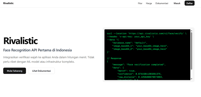 Rivalistic - Face Recognition API
