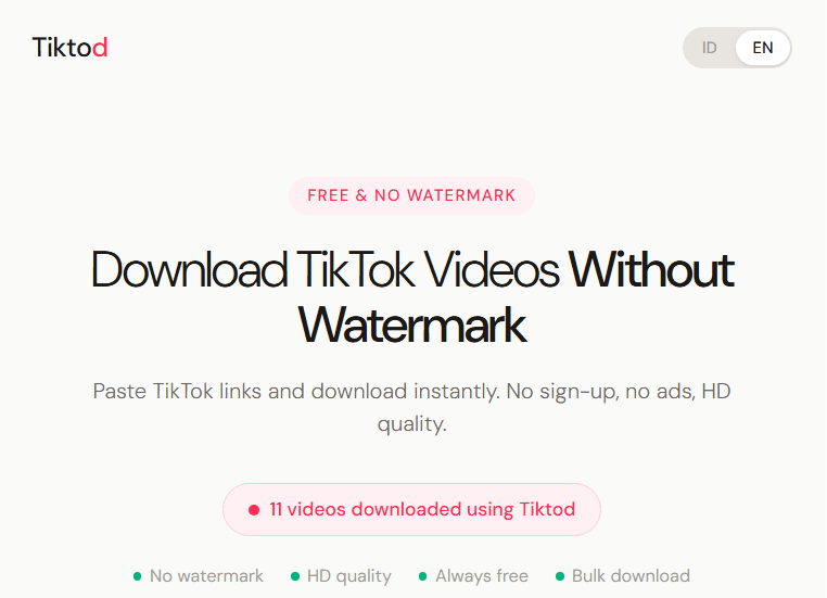 Tiktok Downloader